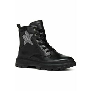 Ghete fete J46MGA 085EW C9244 - Piele naturala - Negru imagine