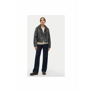Geaca dama - 304510472 - Piele ecologica - XS INTL - Gri imagine