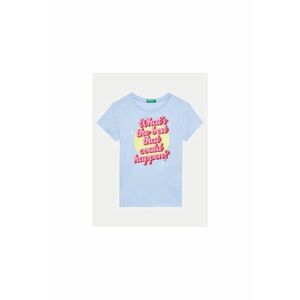 Tricou fete - 303817947 - Bumbac - Albastru imagine