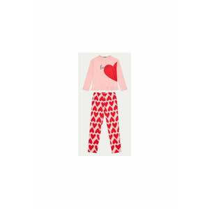 Pijama fete - 304281495 - Bumbac - 160 CM - Roz imagine