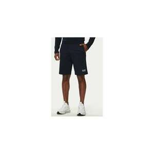 Pantaloni scurti barbati - 304286650 - Bumbac - M INTL - Albastru imagine