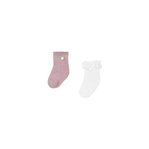 Set 2 perechi de sosete fete - 303855031 - Bumbac/Poliester - 98 CM - Multicolor imagine