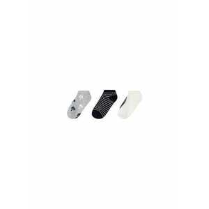 Set 3 perechi de sosete baieti - 303855642 - Bumbac/Poliamida - 164 CM - Alb imagine