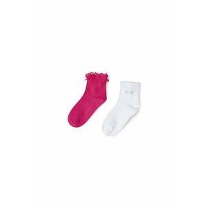 Set 2 perechi de sosete fete - 303855710 - Bumbac/Poliester - 152 CM - Multicolor imagine