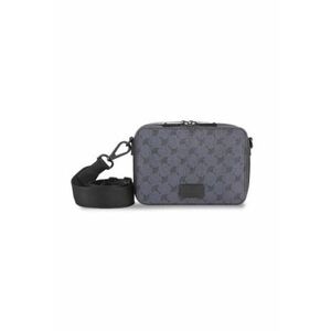 Geanta barbati piele ecologica - 21 x 15 x 6 cm - bleumarin imagine