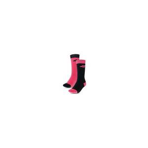 Set 2 perechi Sosete sport dama - Roz/Negru imagine