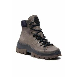 Botine dama - 300909027 - Piele naturala - Gri imagine