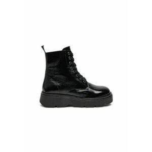 Pantofi sport dama - 73531 - Piele lacuita - Negru imagine