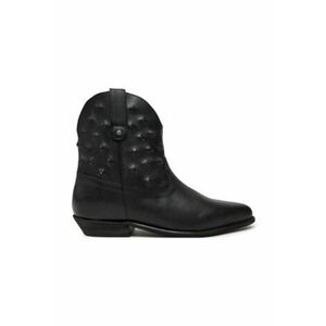 Cizme de cowboy Negru - Piele autentica - 37 imagine