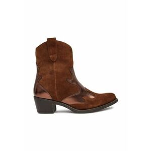 Cizme de cowboy maro - piele naturala - 39 imagine