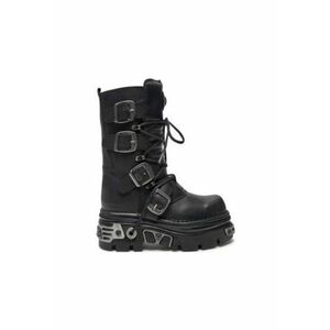Ghete barbati piele ecologica - negru - 41 imagine