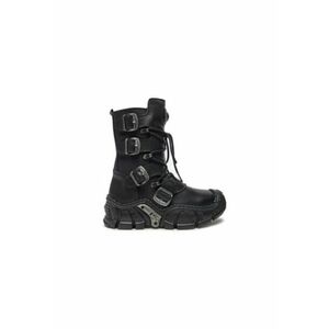 Ghete barbati M-IMPACT013-S1 - piele naturala - negru - 36 imagine