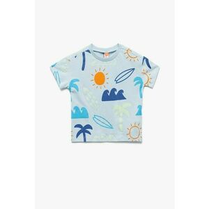 Tricou de bumbac cu imprimeu imagine