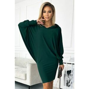 Rochie tip liliac cu gluga - L-XL - Verde sticla imagine