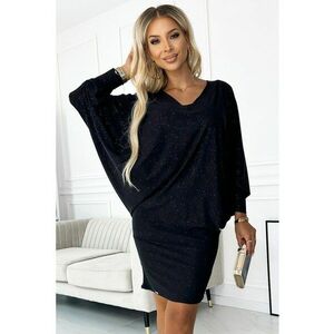 Rochie mini cu sclipici tip liliac - imagine