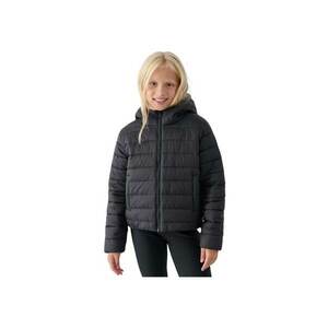 Jacheta de puf pentru fete - negru adanc - 4F - poliester imagine