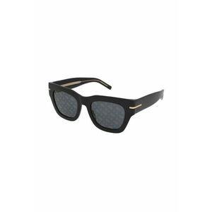 Ochelari de soare BOSS - forma patrata - culoare neagra - lentile albastre imagine