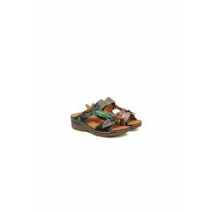 Papuci dama 305012470 - Piele naturala - 36 EU - Negru imagine