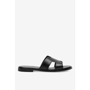 Papuci dama 5905588515593 - Piele naturala - Negru imagine