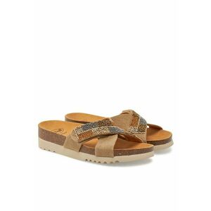 Papuci pentru femei Scholl La Serena Strap cu talpa completa bioprint F32310-1056 imagine