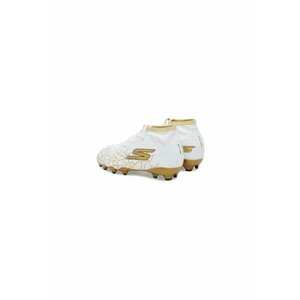 Ghete de fotbal baieti 304639661 - Piele ecologica - Alb imagine