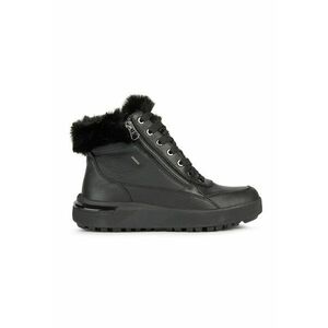 Pantofi sport mid-high de piele cu blana sintetica imagine