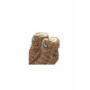 Ghete dama 304392559 - Piele ecologica - Maro imagine