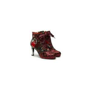 Ghete dama 304356926 - Piele naturala - Rosu imagine