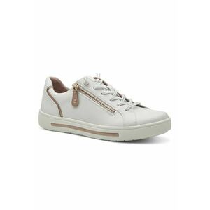 Jana Jana pantofi sport sport cu fermoar cu șireturi alb-rozuliu 23660-42-152 07479 imagine