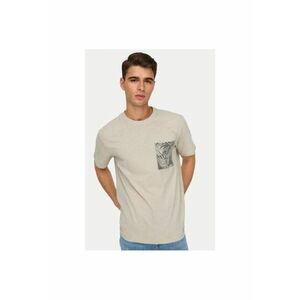 Tricou barbati - 304953187 - Bumbac - Bej imagine