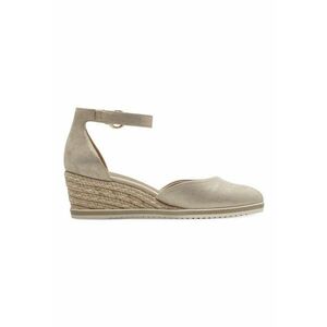 Sandale-espadrile wedge de piele intoarsa imagine