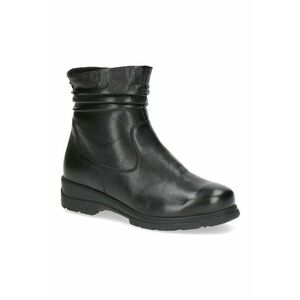 Botine casual dama - piele naturala - negru imagine