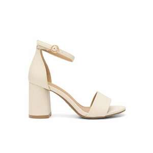 Sandale dama - 482123 - Piele ecologica - Ecru imagine