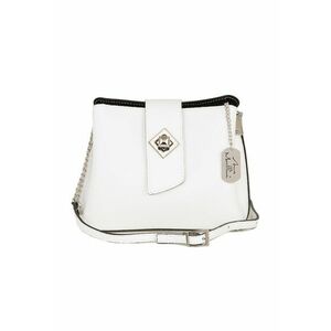 Geanta crossbody mica de piele cu logo imagine