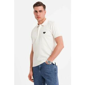 Tricou polo cu fenta cu fermoar imagine