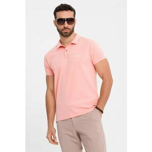 Tricou regular fit de bumbac cu guler polo imagine