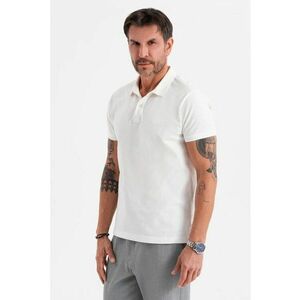 Tricou regular fit de bumbac cu guler polo imagine