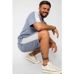 Set LeClub tricou oversized si pantalon scurt Duo Grey 15845 imagine