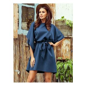 Rochie de zi albastra - L-XL - imagine