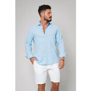 Camasa dIn 100% In Blue New 17519 imagine