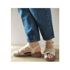 Sandale Casual Dama 5251 Crem - Crem imagine