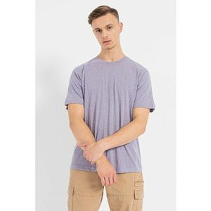Tricou din amestec de in cu maneci cazute imagine