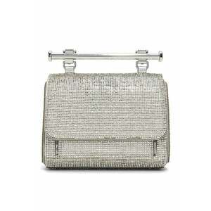 Geanta crossbody cu aplicatii din strasuri Blingchic imagine