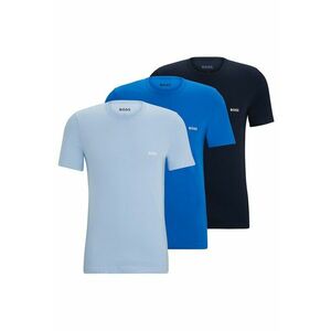 Set de 3 tricouri uni de bumbac imagine