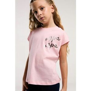Set de tricou cu imprimeu si pantaloni - 2Piese imagine