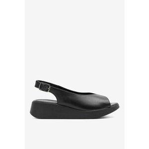 Sandale dama 5903698621494 - Piele naturala - 42 EU - Negru imagine