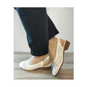 Sandale Casual Dama 460018B 52-N Crem - Crem imagine