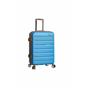 Troler mediu extensibil SW33803 - ABS - cifru - 4 roti duble - 67 cm - albastru imagine