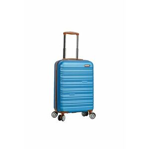 Troler cabina SW33803 - ABS - cifru - 4 roti duble - 55 cm - albastru imagine