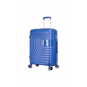 Troler mare extensibil SW44403 - polipropilena - cifru TSA - 4 roti duble - 77 cm - albastru imagine